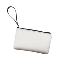 Pochettes en néoprène avec Logo personnalisé, sac à main, sac de cartes d'identité et de crédit, avec sangle, pièces