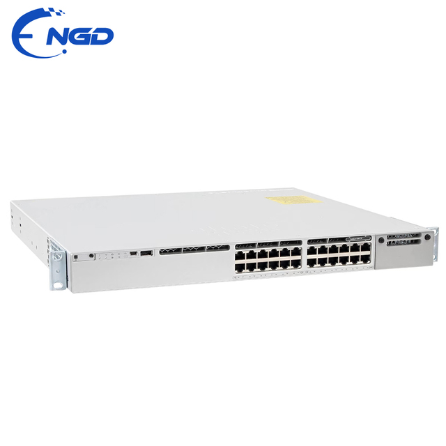 Used C9300-24T-A 24 Gigabit RJ45 Copper Ports Non-PoE Layer 3 Advantage Enterprise Modular Uplink Stackable Switch