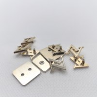 Clous métalliques électroplaqués, rivets personnalisés avec logo, rivets en alliage de zinc, boutons 26L pour vêtements, sacs, artisanat du cuir