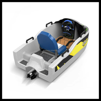 Motor Marino de CC de 72V y 20HP, Hélice de 5600 RPM, Propulsor de Popa para Embarcaciones, Motores Internos y Externos para Moto Acuática, Bote de Pesca de Aluminio