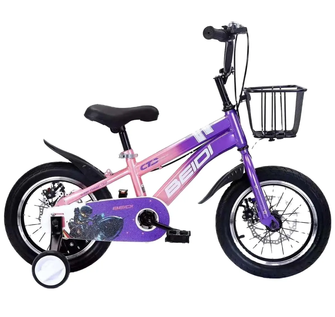disc brake bicycle kid's bicycle with high quality hollow rim double brake stock bike for 6 years old