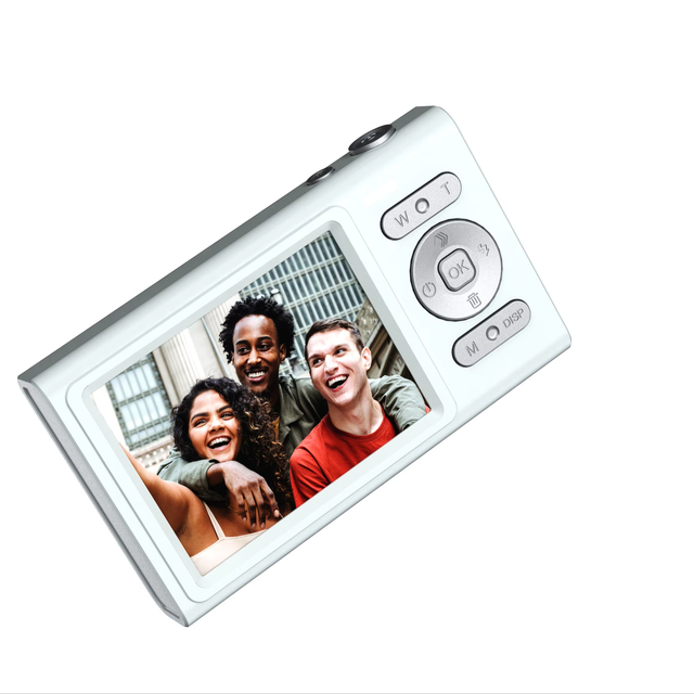 Rechargeable 50MP Digital Video Camera Point & Shoot 16X Digital Zoom 4K 1080P HD SD Card 2.8-inch Screen Image Stabilization