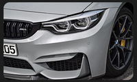 Ensemble de phares à LED de haute qualité BM/W 4 Series F32 F36 F82 2013-2020 DRL jaune/blanc commutable bicolore modifié