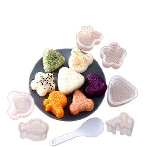 Molde Ecológico de Plástico para <span class=keywords><strong>Sushi</strong></span>, Prensa para Bolas de Arroz, Molde para Rollos de Arroz, Prensa para Bento, Herramienta DIY Apta para Lavavajillas - Product Image 1