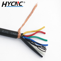 HYCNC Abgeschirmtes Flexibles Kupferkabel 3/4/5/6 Adern PVC-Isoliertes Steuerkabel für Holzbearbeitungs-CNC-Maschinen Ersatzteile