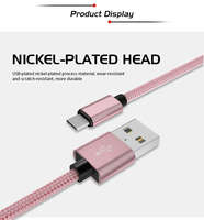 Câble de synchronisation de données USB TYPE C de haute qualité, vitesse de charge rapide QC 3.0, port Type-C, longueur courte de 20 cm, pour accessoires de téléphone portable