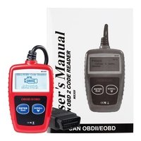 MS309 affichage OBD adaptateur de voiture connecteur de Diagnostic testeur de voiture moto OBD2 Scanner OBD2 lecteur de Code outils de Diagnostic automobile