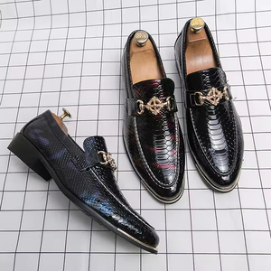 Zapatos Oxford con Cordones y Flecos, Estilo 2025, para Hombre, Punta Redonda, Formales, de Negocios, de Cuero Genuino, Estilo Británico, Evergreen, Zapatos Cómodos - Product Image 1