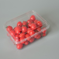 Gratis monsters Minxing merk MX-YLY500M wegwerp rechthoekige plastic verpakking voor fruit, cherrytomaatjes, sushi en noedels