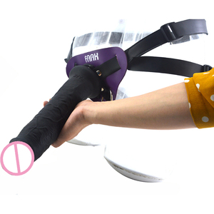 11 inci Dia 2.28 "tali pengikat penis silikon tebal dengan tanpa bola Dildo mainan seks perbudakan realistis Strapon Dildo untuk Lesbian - Product Image 4