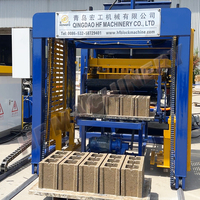 Máquina de molde de ladrillo de cemento totalmente automática de 220V, bloque hueco, componentes de núcleo de procesamiento de vibración para fabricación de hormigón