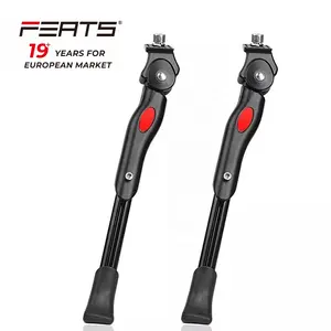 FERTS Fit for 24"-28" Wheel 5cm Length Adjustable with Built-in Rubber pad as Foot Bicycle Accessories Bicycle Kickstand