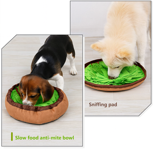 Großhandel Interaktiver Slow-Feed IQ-Trainingsspiel-Napf zur Stresslinderung Puzzle-Beschäftigungsspielzeug Schnüffelmatte für Hunde und Katzen - Product Image 2