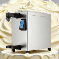 Machine à crème automatique commerciale, unité de bureau multifonctionnelle électrique pour café, boulangerie, salon de thé au lait