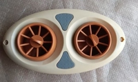 Nouvelles grilles de ventilation de climatisation pour bus 8111-00518 257600140 57VA1-05113 Double sortie d'air pour bus de ville et scolaires