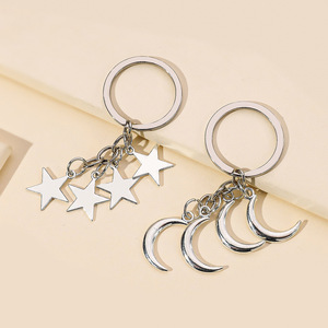 <span class=keywords><strong>Amazon</strong></span> explosif alliage <span class=keywords><strong>couple</strong></span> <span class=keywords><strong>porte</strong></span>-clés étoile et lune Saint Valentin <span class=keywords><strong>porte</strong></span>-clés voiture <span class=keywords><strong>porte</strong></span>-clés pendentif - Product Image 2
