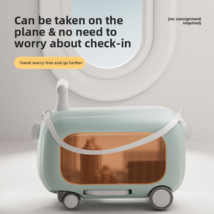 Voiture à pédales 2 en 1 pour enfants de 2 à 4 ans, valise de voyage en plastique unisexe - Product Image 3