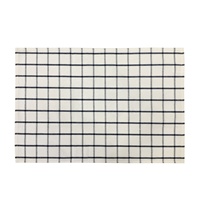 Factory Direct Sale 100% Cotton Kitchen Tea Towel 60x40cm Checked Washable