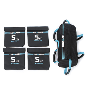 <span class=keywords><strong>LIVEPRO</strong></span> Low MOQ 5kg-20kg Bolsa de arena impermeable para ejercicio de entrenamiento Bolsas de energía ajustables con peso Bolsas de arena para gimnasio de carga dinámica - Product Image 3