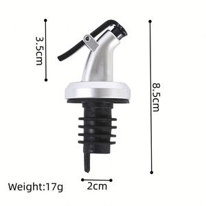 Wholesale Leakproof Auto Flip Oil <b>Bottle</b> Pour Spout No Drip Olive Oil Dispenser Spout with Lock <b>Stopper</b> for Kitchen Cooking - Product Image 2