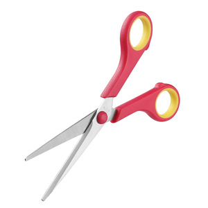 <b>Paper</b> Scissors Stainless Steel Straight Blade Student Office Craft Cutting Stationery Supplies PS34 - Product Image 2