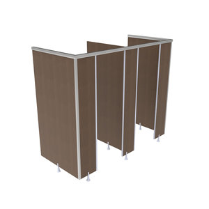 Profils en aluminium pour cloisons de toilettes, tolérance de 5 %, application en alliage pour la construction, faciles à nettoyer et à entretenir - Product Image 3