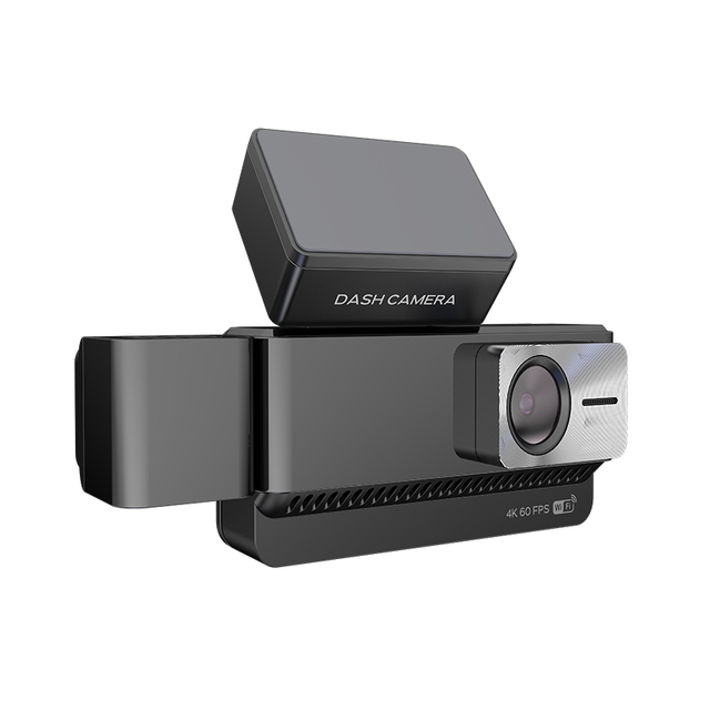 3-Channel WiFi Dash Cam for Cars 4K+2K+2K Full HD Front Wide Angle IR Reverse Video Recorder Black IPS Screen 1 Year GPS