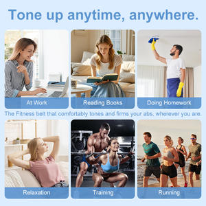 कमर ब उत्तेजक समायोज्य टोनिंग बेल्ट 12 मोड कोर मजबूती मशीन वायरलेस रिमोट के लिए - Product Image 3