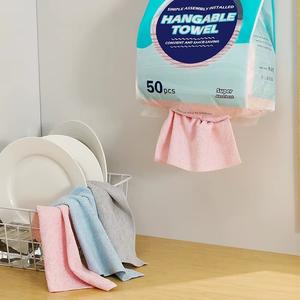 Paquete de 50 Toallas Portátiles de Microfibra de Excelente Calidad para Colgar en la Pared, para Cocina, Hogar y Baño - Product Image 1