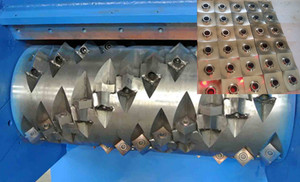 Tự động công nghiệp Shredder Máy Nghiền Máy Trục Đơn Lớn HDPE PE PP cục PVC PE mới cho băm nhỏ ống nhựa - Product Image 4