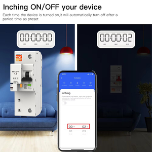 Interruptor de Circuito en Miniatura Wifi con Medidor de Energía, Compatible con Alexa, <span class=keywords><strong>Google</strong></span> Home y Tuya, para Riel DIN - Product Image 6