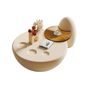 Mesa de centro pequeña roja de red de estilo crema moderna, sentido artístico avanzado, combinación de garra de gato bonita <span class=keywords><strong>para</strong></span> decoración moderna del hogar - Product Image 1