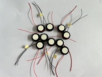 Sensor piezoelektrik energi tinggi pelat cakram Piezo Sensor bahan piezoelektrik transduser elektrik Piezo