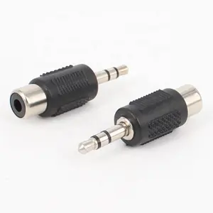 De 3,5mm a RCA de 3,5mm a convertidor AV Jack estéreo de 3,5mm macho a 1 hembra RCA de Audio y vídeo adaptador de AV