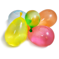 Paquete de 500 Globos de Agua de Látex Redondos y Coloridos de 3 Pulgadas de Relleno Rápido para Niños