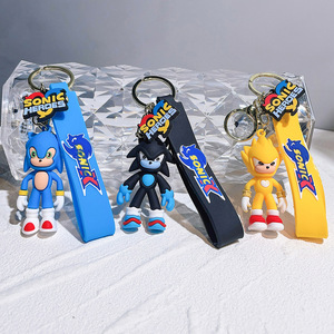 <span class=keywords><strong>Llavero</strong></span> de <span class=keywords><strong>Sonic</strong></span>, <span class=keywords><strong>Llavero</strong></span> de Peluche de Anime y Dibujos Animados para Coche, Decoración para Bolsos - Product Image 2