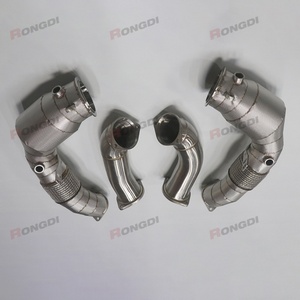 Convertidor Catalítico de Tres Vías de Alto Rendimiento de Acero Inoxidable 304 de 1.5 mm para X5M/X6M F95/F96 4.4T OEM/ODM - Product Image 4