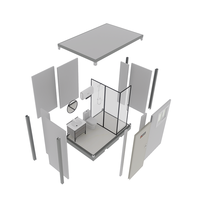 Vente de gros Cabine mobile de douche étanche Salle d'eau Événement Salle de bain portable Douche et toilette Toilettes
