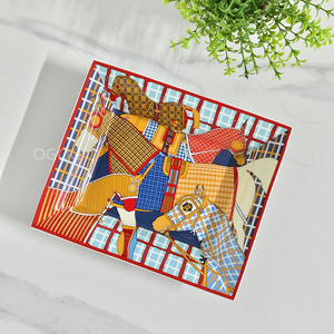 Cendrier <span class=keywords><strong>en</strong></span> céramique de style europé<span class=keywords><strong>en</strong></span> à motif 4 chevaux pour la décoration de la maison et des hôtels, pour la collection Pour <span class=keywords><strong>Sortir</strong></span>, avec plateau de rangement - Product Image 4