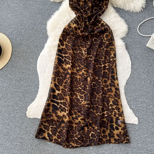 T26182 Abiti Estivi Senza Maniche con Stampa Leopardata, Vestiti Sexy da <span class=keywords><strong>Donna</strong></span>, Abbigliamento Femminile all'Ingrosso - Product Image 2