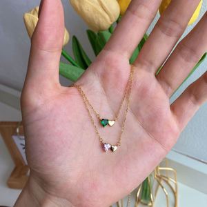 สร้อยคอจี้รูปหัวใจประดับเพชร CZ เงินแท้ 925 ชุบทอง 18K ยี่ห้อ Dylam Trendy มีสินค้าพร้อมส่ง ไม่มีขั้นต่ำในการสั่งซื้อ - Product Image 3
