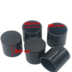 Manchon de protection transparent antidérapant Hanzhe en PVC pour pieds de chaise, 16 mm, pour protection de meubles - Product Image 3