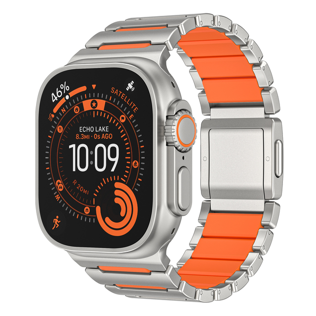 Custom Wholesale Titanium Stainless Steel Watch Band Strap for Apple Ultra 3 Series 11