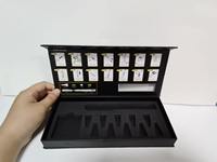 Caja Ecológica Verde con Logotipo Personalizado, Caja de Cartón de Alta Gama, Etiqueta de 3ml, Embalaje Cosmético con Adhesivo y Forro de Esponja Magnética