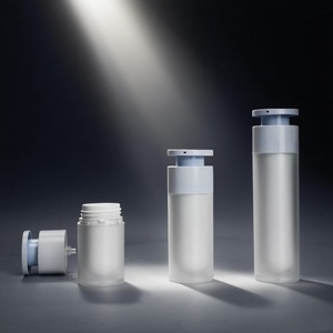 Flacon cosmétique rechargeable sans air antidérapant de 30 ml et 50 ml avec pulvérisateur pour crème - Product Image 5