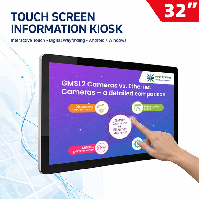 Waterproof Aluminum 21.5 32 43 Inch Tft Lcd Display Touchscreen Monitor Touch Screen Mini Monitor with VGA HDM-I