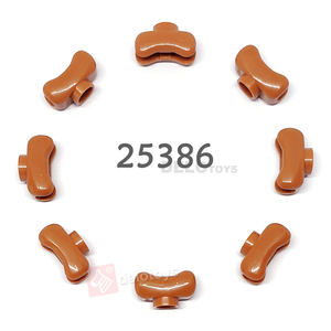 Delo Speelgoed (3 Kleuren) diy Bulk Plastic Bouwstenen Bakstenen Abs Materiaal Voedsel Brood Hot Dog/Worst Broodje (NO.25386) - Product Image 6