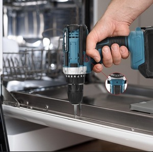 Taladro Percutor Inalámbrico Recargable de 21v, <span class=keywords><strong>Destornillador</strong></span> Todo en Uno, Batería de Iones de Litio, Juego de Herramientas Multifunción - Product Image 6