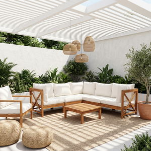 Modern Traditional Chesterfield Wood Sofa Bed Set Apartment Villa Hotel <b>Outdoor</b> Living Room Furniture Foldable Modular - Product Image 3