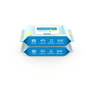 OEM Formule Douce Citron Parfumé Jetable Cuisine OAloe Vera Nettoyage Huile d'Élimination de l'Humidité Lingettes Écologiques pour la Cuisine - Product Image 4
